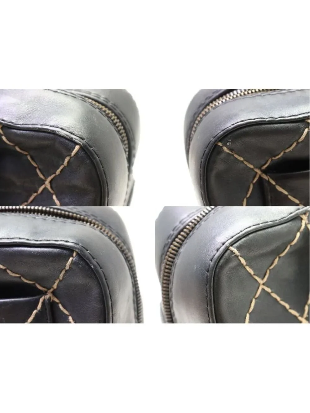 Chanel Wild Stitch Leather Handle Handbag